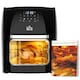 image 1 of HOMCOM 12L Air Fryer Oven with 8 Preset Modes Rapid Air Circulation 1800W Black