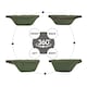 image 5 of CabinZero Bum Bag 2L, Anti-Theft RFID Blocking Travel Hip Pack | Green | Georgian Khaki