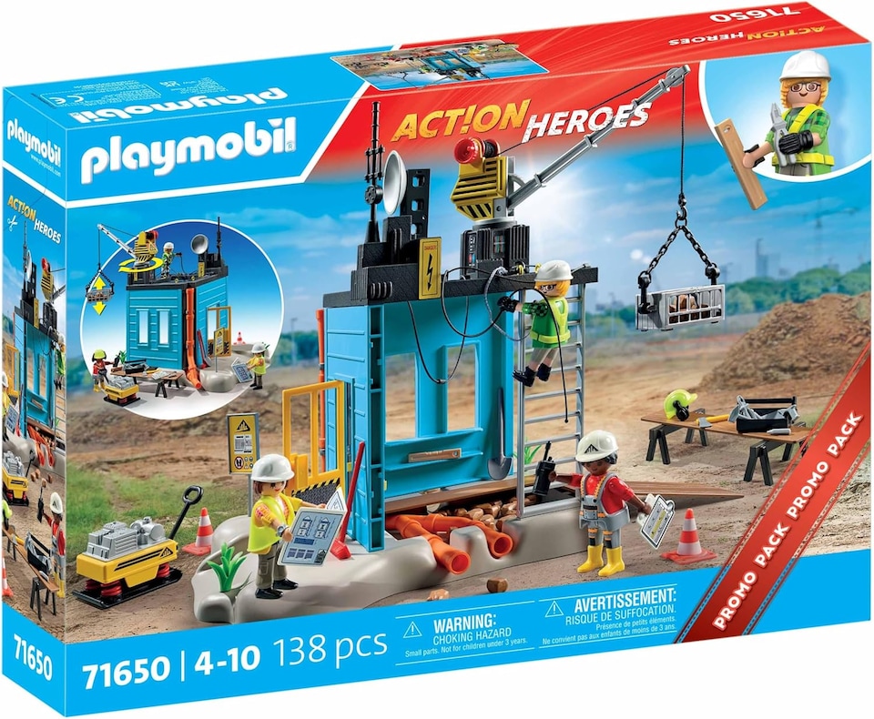 image 1 of PLAYMOBIL 71650 My Life Construction Site