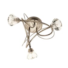 BHS Marianne 3 Light Flush Ceiling Light | Bronze | Antique Brass | 1
