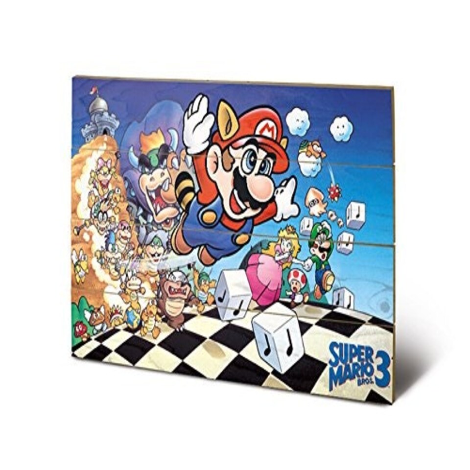 SUPER MARIO BROS. 3 (ART) - WOOD PANEL
