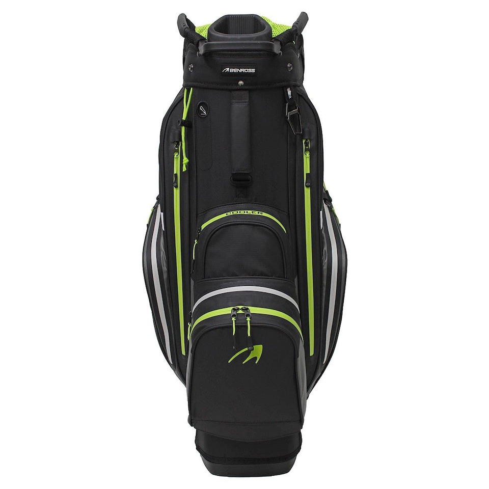 image 1 of Benross ProTec 7.0 Waterproof Golf Cart Bag - Black/Charcoal/Lime