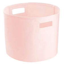 Westford Mill Canvas Storage Basket - Pastel Pink - S Pink | S