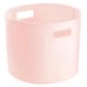image 1 of Westford Mill Canvas Storage Basket - Pastel Pink - S Pink | S