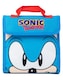 image 4 of Sonic The Hedgehog Boys Backpack Set | Kids 4 Piece Blue Rucksack Set with School Bag, Pencil Case, Lunch Bag & Water Bottle | Sonic Gamer Complete Matching Bundle | Back to School Gifts For Children | Blue | Blue