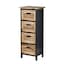 4 Drawer Black Oak - out of stock