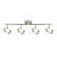 image 1 of Baird 4 Light Polished Chrome & White LED Ceiling Spotlight Bar