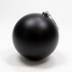 image 2 of Black Matte Shatterproof Christmas Bauble 15cm