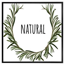 Natural (Picture Frame) Black | XS