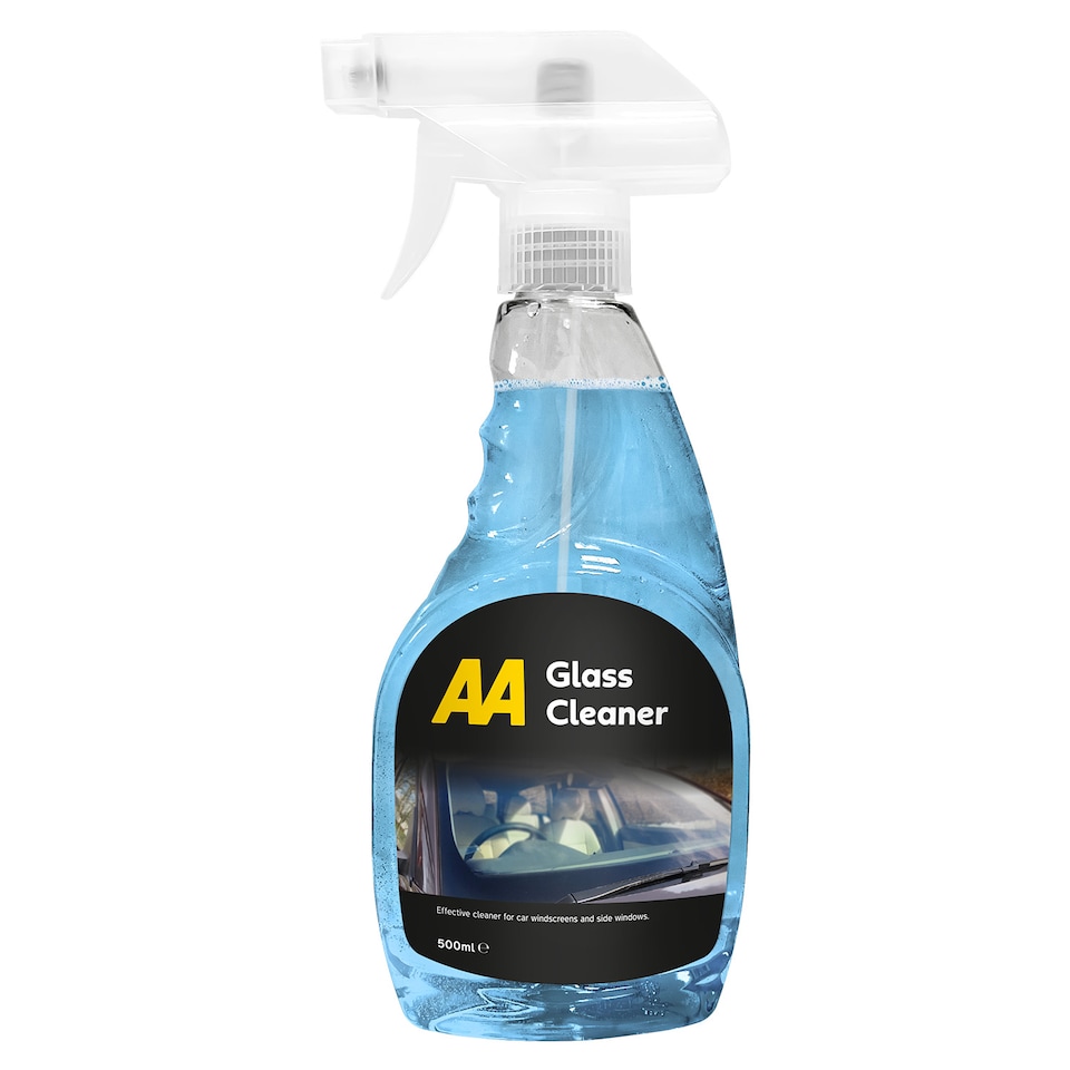 image 1 of AA Car Cleaning Kit, 8-Piece Set with 4 Cleaners, Microfibre Cloths, Sponge and Bucket