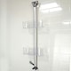 image 1 of Showerdrape Elements Clear 2 Tier Basket Hanging Shower Caddy