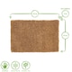 image 3 of Nicola Spring Premium Handmade Coir Door Mats - 60cm x 40cm - Pack of 2