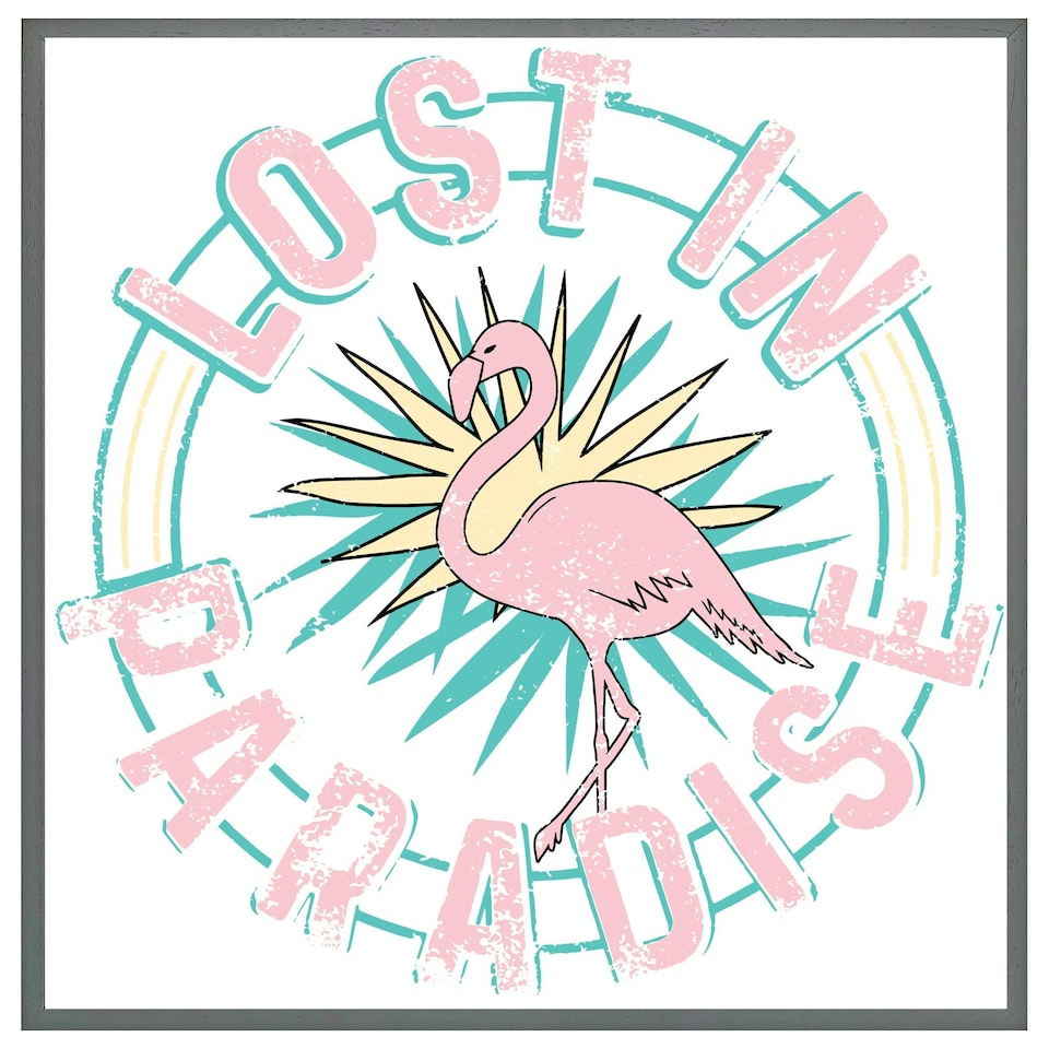 image 1 of Lost in paradise (Picutre Frame) Grey | XS