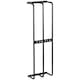 image 1 of HOMCOM Towel Rack Wall Mounted, Metal Towel Rail Holds Up to 6 Large Size (150 x 100cm) Rolled Towels, 3 Bar Towel Storage for Bathroom, 21 x 12 x 74cm, Black
