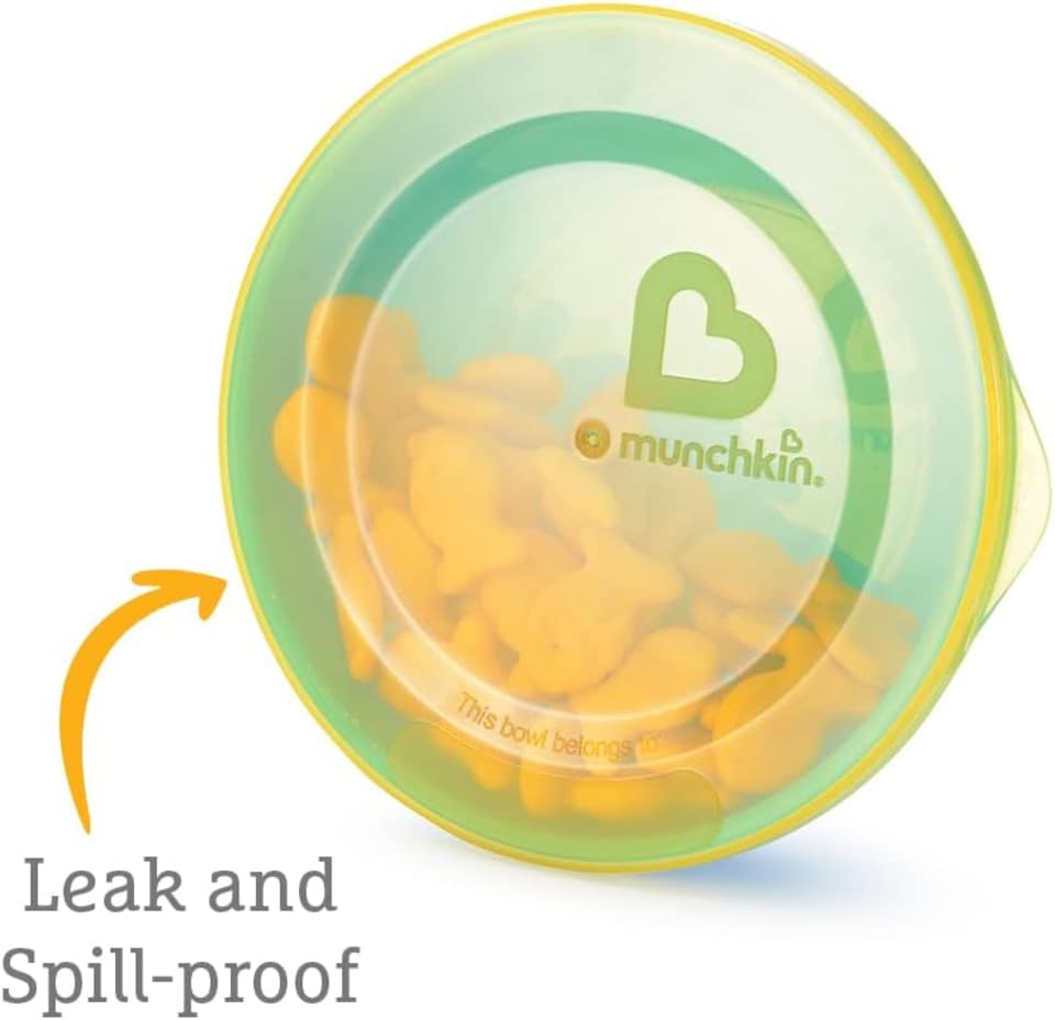 image 1 of Munchkin Baby Feeding Dishes Food Bowls Weaning Love a Bowls 10Pk + 2 Spoons