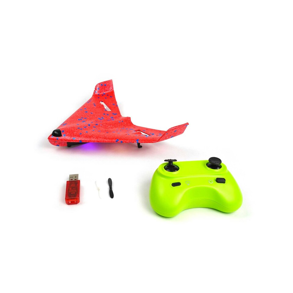 image 1 of RCG Racing ZY-325 Stealth Mini Flying-Wing Plane - Red