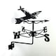 image 2 of Mini Spitfire Weathervane - Steel - L38 x W38 x H52 cm - Black