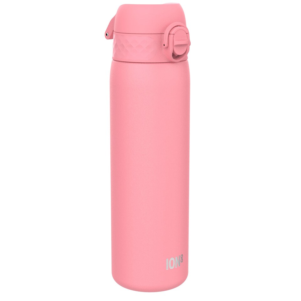 image 1 of Leak Proof Slim Water Bottle, Vacuum Insulated, 500ml (17oz) | Pink | Rose Bloom | One Size