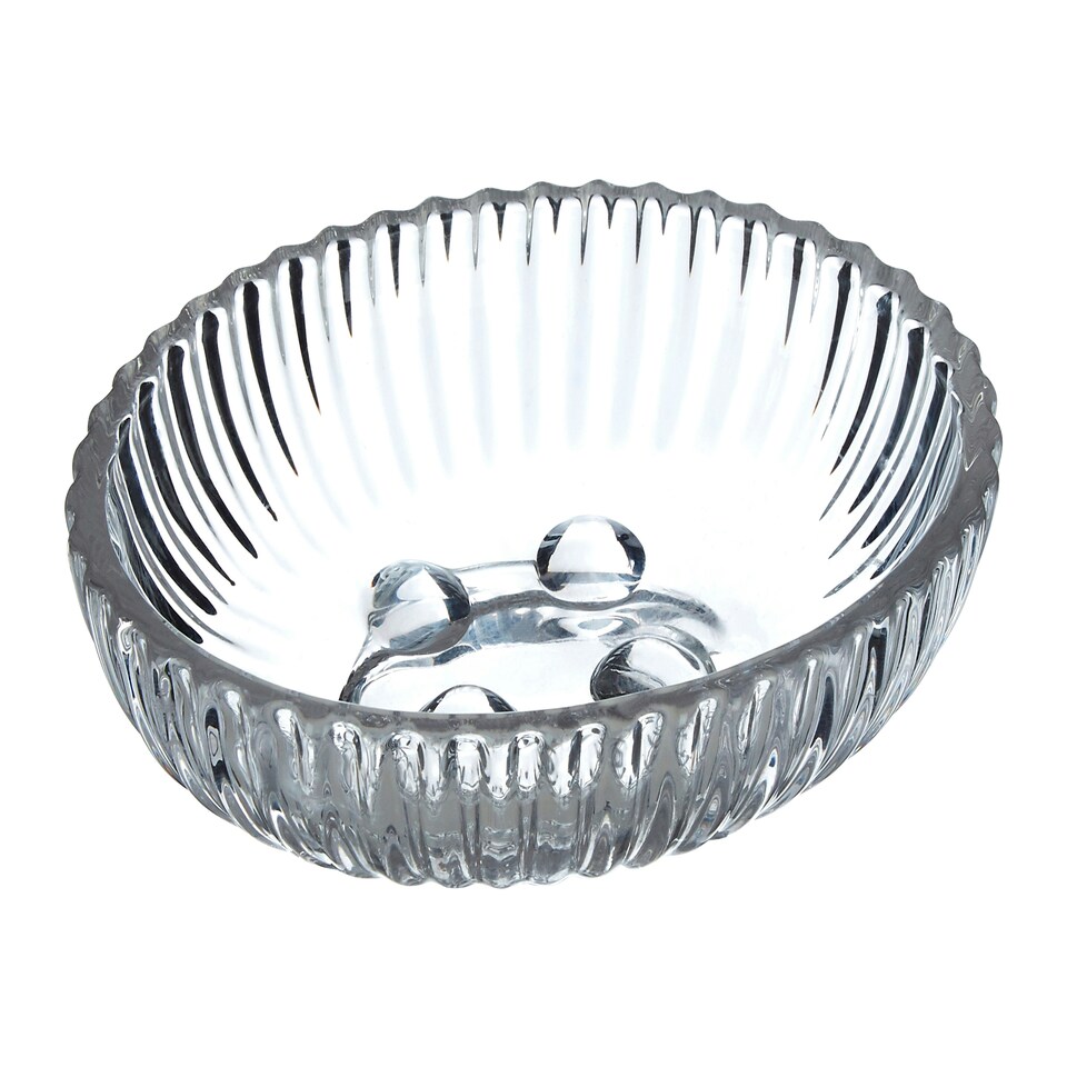 image 1 of Ticino Brittany Clear Glass Soap Dish