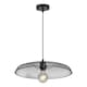 image 2 of Set of 2 Cassidy - Large Black Mesh Ceiling Pendant Lights Black