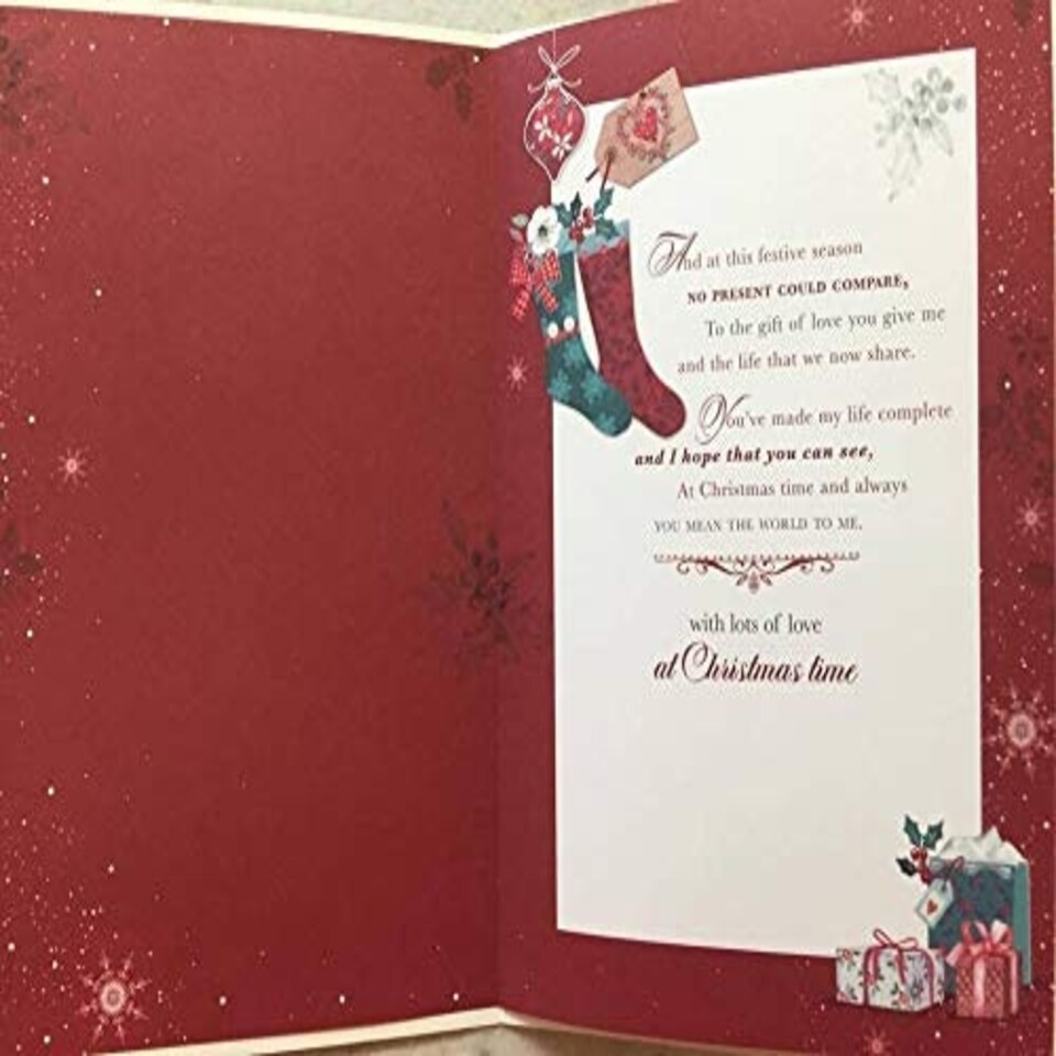 image 1 of TRADITIONAL SPECIAL PERSON IN MY LIFE NICE VERSE CHRISTMAS GREETING CARD