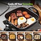 image 5 of VonShef Electric Frying Pan Square 5L with Glass Lid 1500W