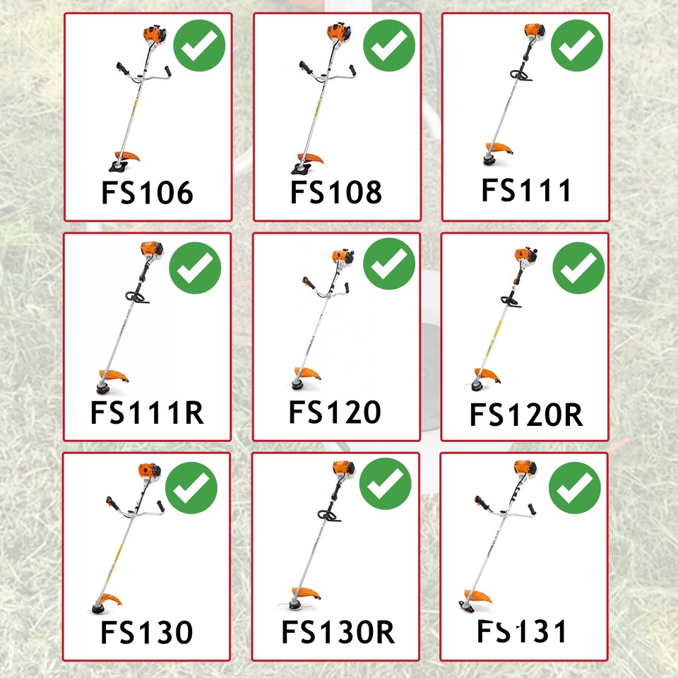 image 1 of SPARES2GO Trimmer Head Spool for Stihl FS108 FS111 FS120 FS130 FS131 Brushcutter 10mm