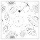 image 1 of Drawn nautical elements (Picture Frame) White | M