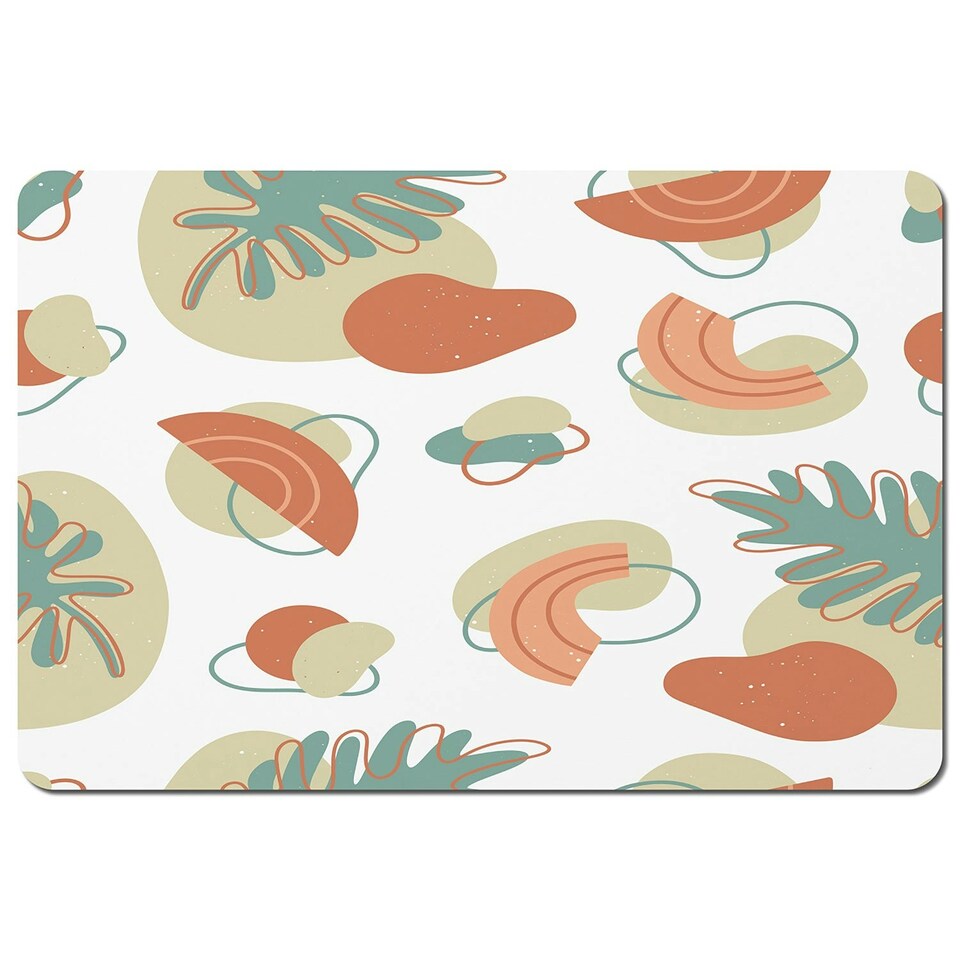 line art and botanical elements (Placemat)