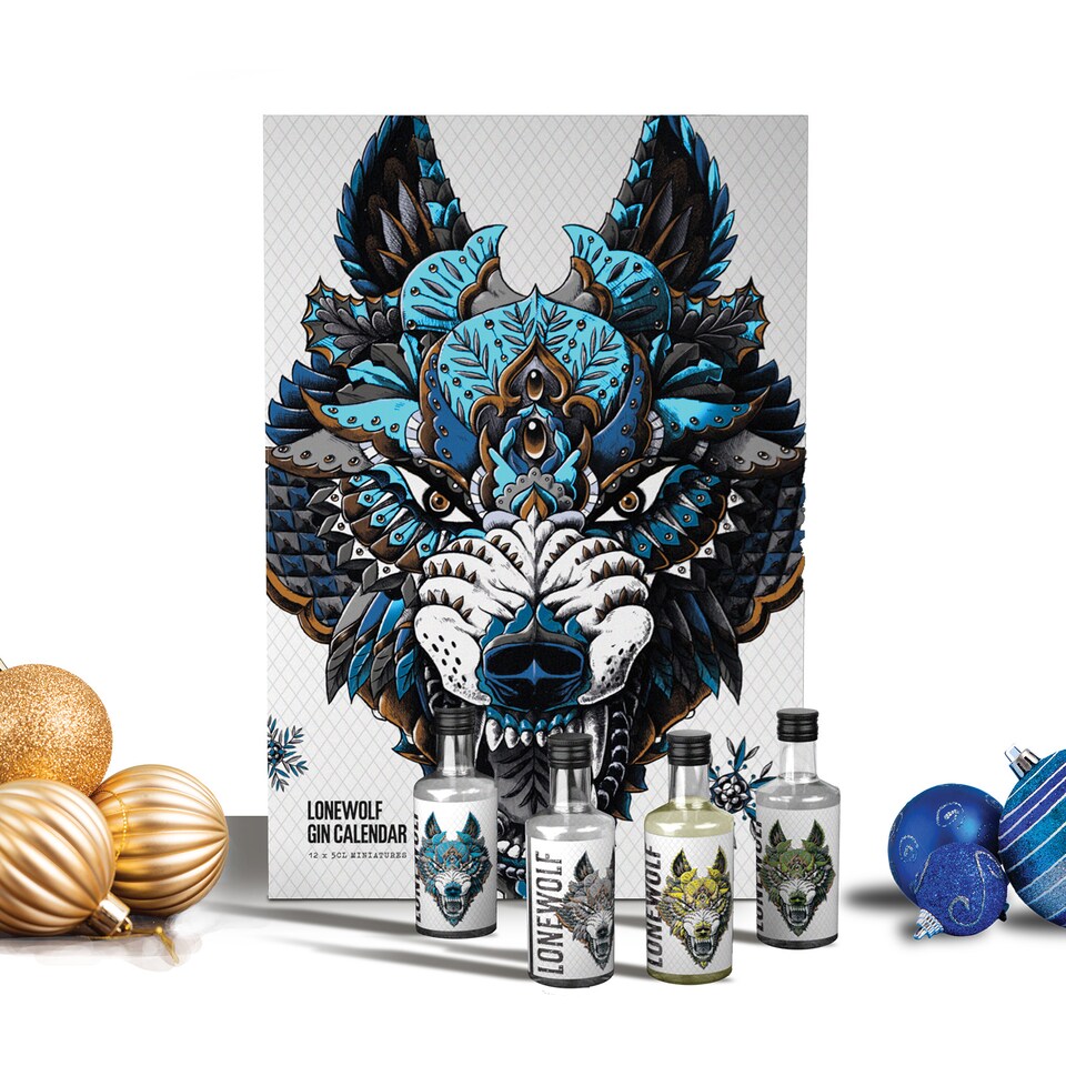 image 1 of Brewdog - Twelve Wolves Of Xmas 12 Day Gin Advent Calendar