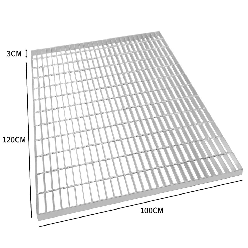 image 1 of Galvanised Grating - 1200mm x 1000mm Silver