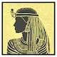 image 1 of Egyptian women on yellow (Picture Frame) Black | S