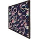 image 3 of Pattern with different dream catcher amulet (Picture Frame) Brown | Oak | XS