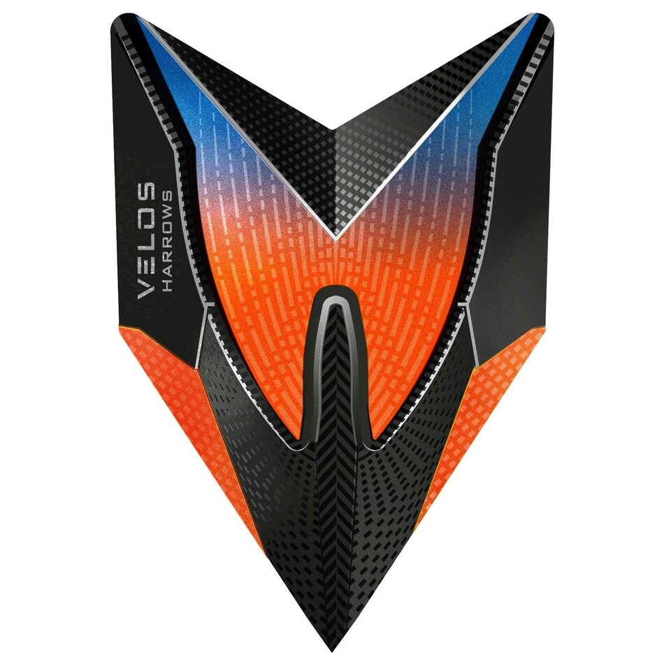 Harrows 100 Micron Velos Dart Flights - Orange - One Size