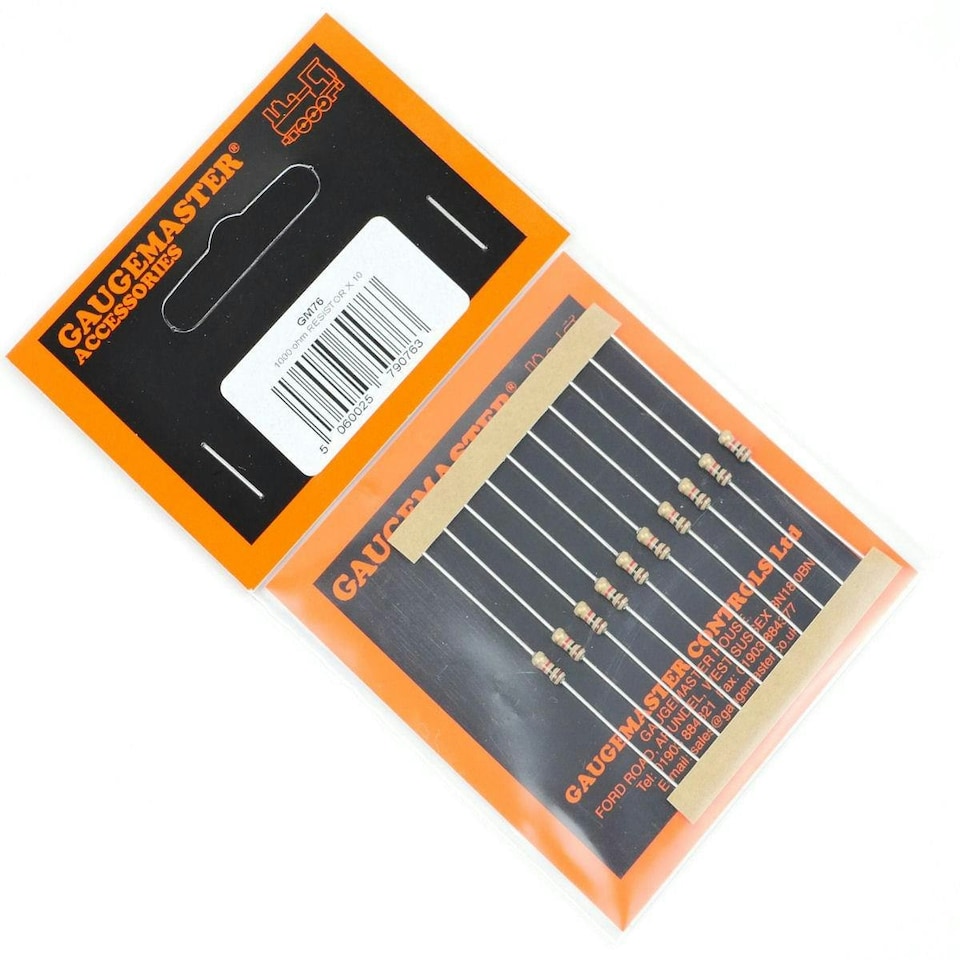 image 1 of Gaugemaster Electric Resistors 1k Ohm for LEDs (Pack of 10)
