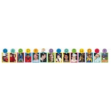 Amscan Photograph Happy Birthday Garland - Multicoloured - One Size