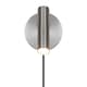 image 3 of Nordlux Makoto Indoor Wall light Silver Aluminium Sensor G9 Adjustable Head - Plug In or Mains Powered , IP20