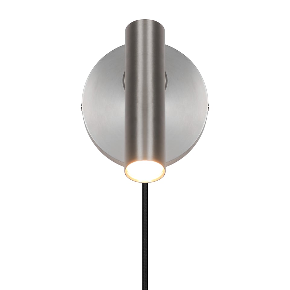 image 1 of Nordlux Makoto Indoor Wall light Silver Aluminium Sensor G9 Adjustable Head - Plug In or Mains Powered , IP20
