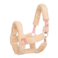 Imperial Riding IRHGo Star Faux Fur Horse Headcollar - Classy Pink - Full