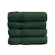 image 1 of Zero Twist Egyptian Cotton Face Cloths Pack of 4 - Dark Green Green | Green | Dark Green | Face cloth