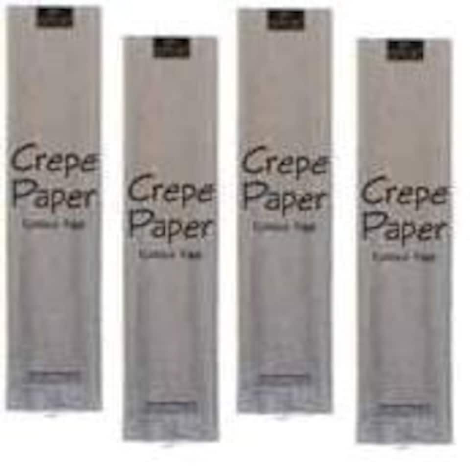 image 1 of Country Silver Crepe Paper - All Occasion . All purpose Gift 1.5m x 50cms