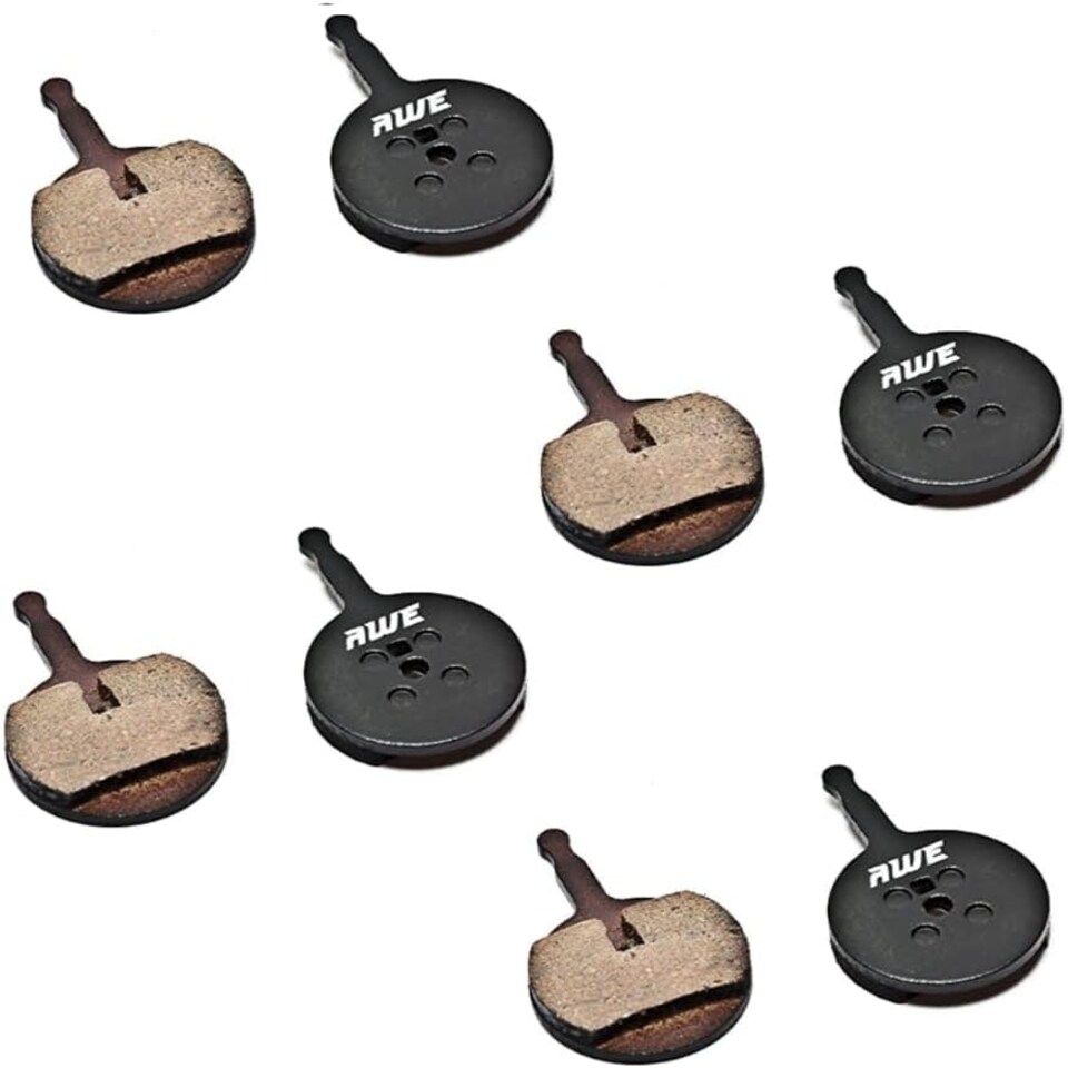 image 1 of AWE Set x 4 Semi Metallic Disc Brake Pads Compatible with Avid BB6