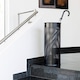 image 3 of Durable Modern Perforated Steel Umbrella Stand | 29 Litre Black