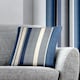 image 2 of Fusion Whitworth Stripe Cushion Cover Blue