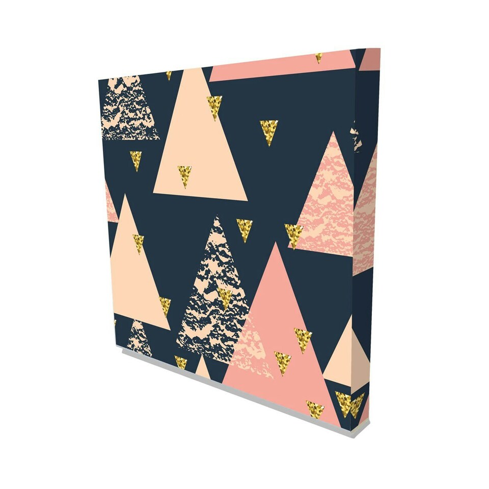 image 1 of Triangle trend (Canvas print) 76cm x 76cm