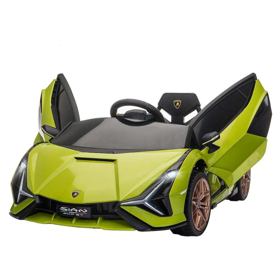image 1 of HOMCOM Lamborghini SIAN 12V Electric Car for Kids w/ Remote Control