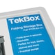 image 6 of TekBox 30L White Folding Storage Box - Set of 12 Boxes