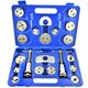 image 2 of 21pc Left and Right Hand Brake Calliper Piston Wind Back Tool Kit AU019