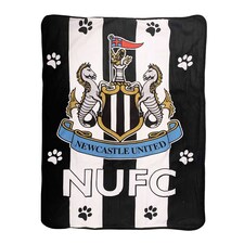 Newcastle United FC Dog Blanket | Black | Black/White | One Size | 1