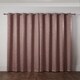 image 3 of Royal Damask Elegant Woven Blackout Eyelet Curtains 168cm x 183cm Blush Pink Pink | Pink